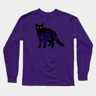 Spooky house in the woods Long Sleeve T-Shirt